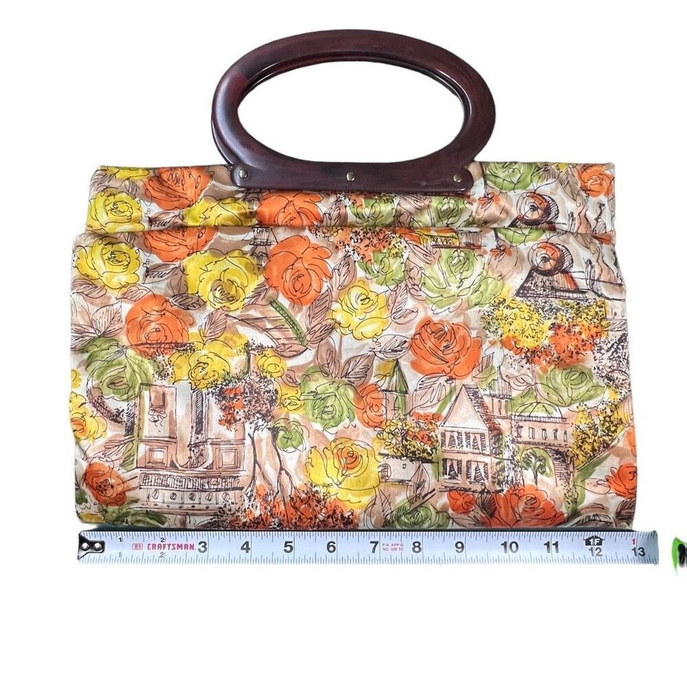 MCM Women's Vintage Floral Print Foldable Bag Size Medium